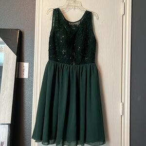 Knee length formal dress
